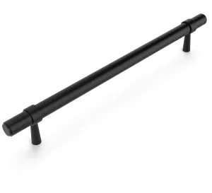 Astor - 192/240mm Matte Black  Handle (192mm Hole to Hole ; 240mm Total Length) by Otti Australia, a Cabinet Hardware for sale on Style Sourcebook