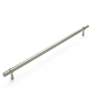 Astor - 320/370mm Brushed Nickel Handle (320mm Hole to Hole ; 370mm Total Length) by Otti Australia, a Cabinet Hardware for sale on Style Sourcebook