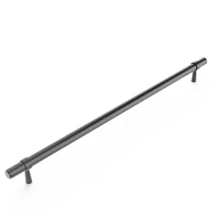 Astor - 320/370mm Gun Metal Handle (320mm Hole to Hole ; 370mm Total Length) by Otti Australia, a Cabinet Hardware for sale on Style Sourcebook