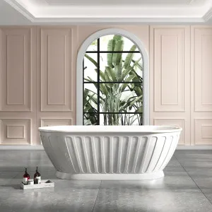 Attica Kensington 1700x800x580 Gloss White Bath No Overflow & No Waste Included by Otti Australia, a Bathtubs for sale on Style Sourcebook