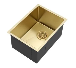 Axon Sink 33S 330x450x220 Brushed Gold by Otti Australia, a Kitchen Sinks for sale on Style Sourcebook