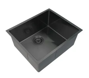 Axon Sink 52S 520x440x220 Gun Metal by Otti Australia, a Kitchen Sinks for sale on Style Sourcebook