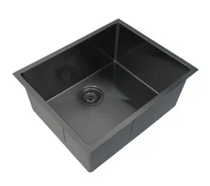 Axon Sink 58S 580x440x220 Gun Metal by Otti Australia, a Kitchen Sinks for sale on Style Sourcebook