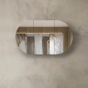 Bondi 1200x750 Natural Oak Shaving Cabinet by Otti Australia, a Shaving Cabinets for sale on Style Sourcebook