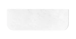 Bondi 1500x460x20 Solid Surface Cloudy Carrara Top No Hole by Otti Australia, a Vanities for sale on Style Sourcebook