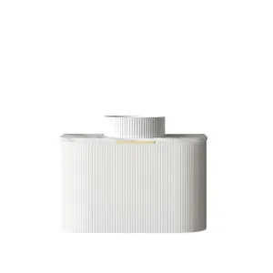 Bondi 750mm Satin White Fluted Wall Hung Curve Vanity with Matte White Top by Otti Australia, a Vanities for sale on Style Sourcebook