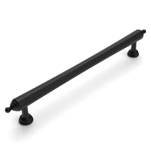 Heirloom - 200mm Matte Black  Handle  (Premium Solid Brass ) by Otti Australia, a Cabinet Hardware for sale on Style Sourcebook