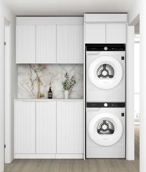 Laundry Kit 1715C Noosa White with Pure White Top by Otti Australia, a Cabinetry for sale on Style Sourcebook