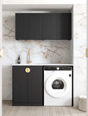 Laundry Kit 1960B Marlo Black with Pure White Top by Otti Australia, a Cabinetry for sale on Style Sourcebook