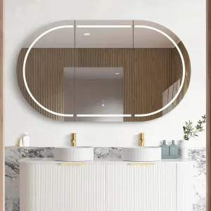 LED Bondi 1500x900 White Shaving Cabinet - Premium by Otti Australia, a Shaving Cabinets for sale on Style Sourcebook