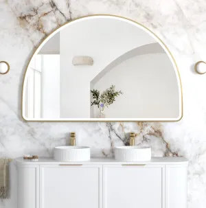 LED Moonlight Archie 1000x1500 Gold Metal Frame Mirror by Otti Australia, a Mirrors for sale on Style Sourcebook