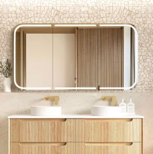 LED Newport 1500x750 Natural Oak Shaving Cabinet - Premium Edition by Otti Australia, a Shaving Cabinets for sale on Style Sourcebook