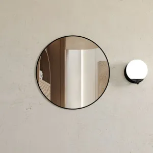 London 700mm Black Metal Frame Mirror by Otti Australia, a Mirrors for sale on Style Sourcebook