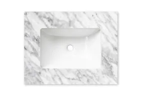 Natural Carrara Marble 600x465x18 Top with Undermount Basin by Otti Australia, a Vanities for sale on Style Sourcebook