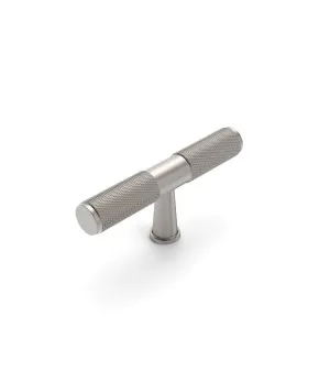 Nord - 80mm Brushed Nickel Brass  Handle (Premium Solid Brass ) by Otti Australia, a Cabinet Hardware for sale on Style Sourcebook