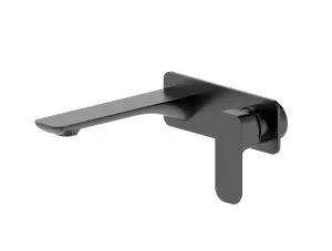 Oskar Wall Basin Mixer Gun Metal by Otti Australia, a Bathroom Taps & Mixers for sale on Style Sourcebook