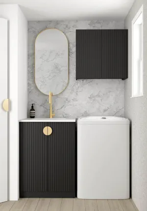 Wall and Base Cabinets Kit 650 Marlo Black with Pure White Top by Otti Australia, a Cabinetry for sale on Style Sourcebook