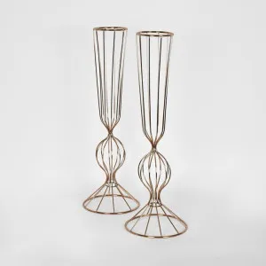 Rose Gold Iron Floral Ball Stand by Florabelle Living, a Plants for sale on Style Sourcebook