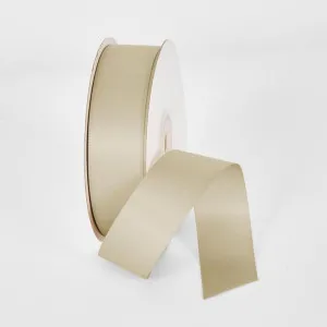Beige 25mm Double Sided Satin Ribbon 25 Yards - P815 by Florabelle Living, a Decorative Accessories for sale on Style Sourcebook