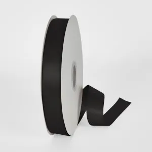 Black Double Sided Satin Ribbon 25mm 100yards - P123 by Florabelle Living, a Decorative Accessories for sale on Style Sourcebook
