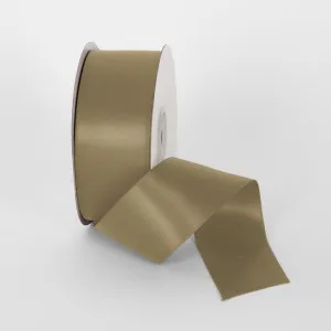 Latte 22.86m -38mm Double Sided Satin Ribbon P832 by Florabelle Living, a Decorative Accessories for sale on Style Sourcebook