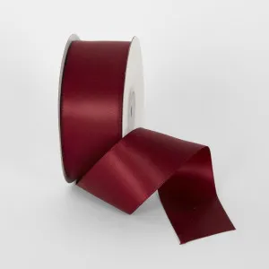 Burgandy 22.86m -38mm Double Sided Satin Ribbon P343 by Florabelle Living, a Decorative Accessories for sale on Style Sourcebook