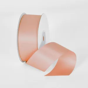 Salmon 22.86m -38mm Double Sided Satin Ribbon P720 by Florabelle Living, a Decorative Accessories for sale on Style Sourcebook