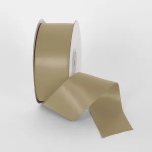 Tan 22.86m -38mm Double Sided Satin Ribbon P892 by Florabelle Living, a Decorative Accessories for sale on Style Sourcebook