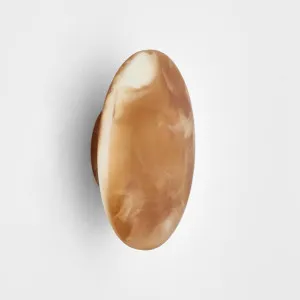 Halo Coat Hook Medium Swirl Resin Toffee by Florabelle Living, a Decorative Accessories for sale on Style Sourcebook