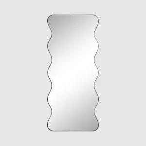 Babalon Iron Floor Mirror Black by Florabelle Living, a Mirrors for sale on Style Sourcebook