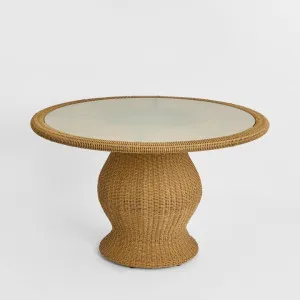 Cassius 1.2m Round Dining Table Natural Outdoor by Florabelle Living, a Dining Tables for sale on Style Sourcebook