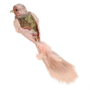 Leila Tapestry Clip on Bird Pink by Florabelle Living, a Christmas for sale on Style Sourcebook