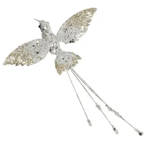 Sila Clip on Hummingbird Silver by Florabelle Living, a Christmas for sale on Style Sourcebook