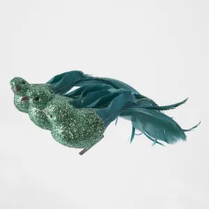Attaz Clip on Bird Set of 3 Green by Florabelle Living, a Christmas for sale on Style Sourcebook
