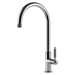 Gessi Venti20 Gooseneck Swivel Mixer Tap Chrome 60620-031 by Gessi, a Kitchen Taps & Mixers for sale on Style Sourcebook