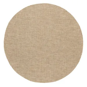 Dune Natural Beige Woven Indoor Outdoor Round Rug by Miss Amara, a Contemporary Rugs for sale on Style Sourcebook