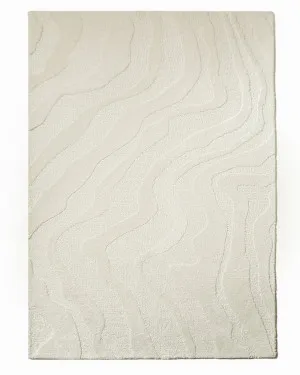 Innaya Neutral Abstract Hand-Tufted Wool Rug by Miss Amara, a Other Rugs for sale on Style Sourcebook