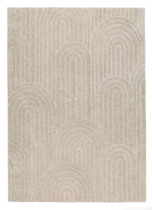 Moraya Beige Rainbow Hand-Tufted Rug by Miss Amara, a Contemporary Rugs for sale on Style Sourcebook