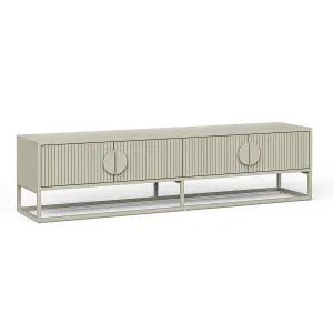 Braxton 180cm Ripple TV Entertainment Unit, Putty by L3 Home, a Entertainment Units & TV Stands for sale on Style Sourcebook