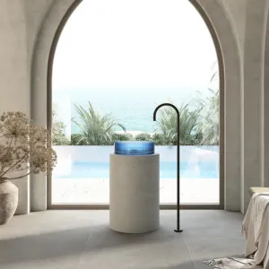 Wow Translucency Round Above Counter Basin Sky Blue by Cassa Designs, a Basins for sale on Style Sourcebook