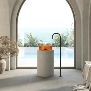 Wow Translucency Round  Above Counter Basin Golden Beige by Cassa Designs, a Basins for sale on Style Sourcebook