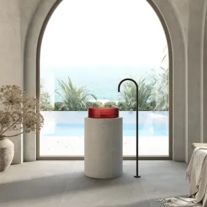 Wow Translucency Round Above Counter Basin Vivid Red by Cassa Designs, a Basins for sale on Style Sourcebook