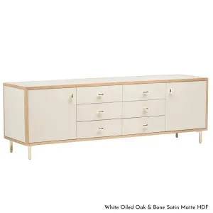 De La Espada Classon Sideboard 2 Door 6 Central Drawer - Oak 052MK by De La Espada, a Cabinets, Chests for sale on Style Sourcebook