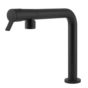 Gessi Fisso Right Angle Swivel Mixer Tap Matte Black 60073-299 by Gessi, a Kitchen Taps & Mixers for sale on Style Sourcebook