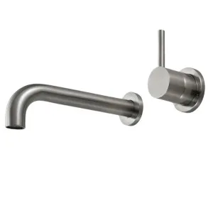 Rogerseller Tonic Up 200mm Wall Mixer & Basin Outlet - Brushed Nickel 3606014507 by Rogerseller, a Kitchen Taps & Mixers for sale on Style Sourcebook
