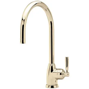 Shaws by Perrin & Rowe Roeburn Kitchen Mixer - Polished Brass AUSH-4841BR by Shaws by Perrin & Rowe, a Kitchen Taps & Mixers for sale on Style Sourcebook
