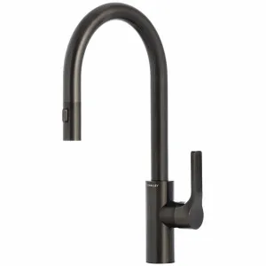 The Galley Ideal Gooseneck Bar Mixer Tap - Satin Black IBT-D-BSS-AU by The Galley, a Kitchen Taps & Mixers for sale on Style Sourcebook