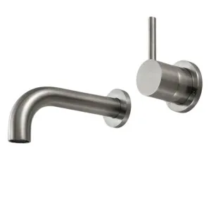 Rogerseller Tonic Up 150mm Wall Mixer & Basin Outlet - Brushed Nickel 3606014307 by Rogerseller, a Kitchen Taps & Mixers for sale on Style Sourcebook