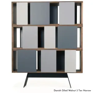 De La Espada Different Trains 3 Tier Narrow Cabinet - Oak 358MSK by De La Espada, a Cabinets, Chests for sale on Style Sourcebook