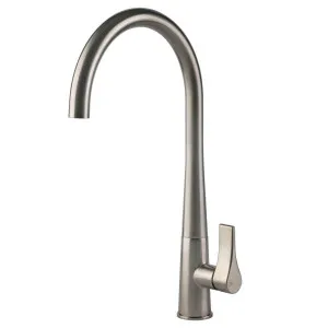 Gessi Proton Swivel Kitchen Mixer Tap Brushed Nickel 17151-149 by Gessi, a Kitchen Taps & Mixers for sale on Style Sourcebook